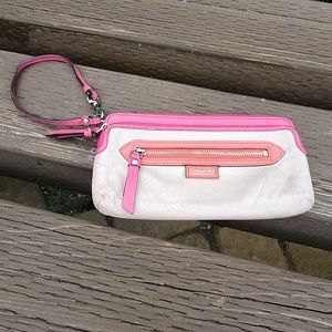 Coach Leather Wristlet